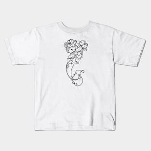 Jelly Mermaid Sketch Kids T-Shirt